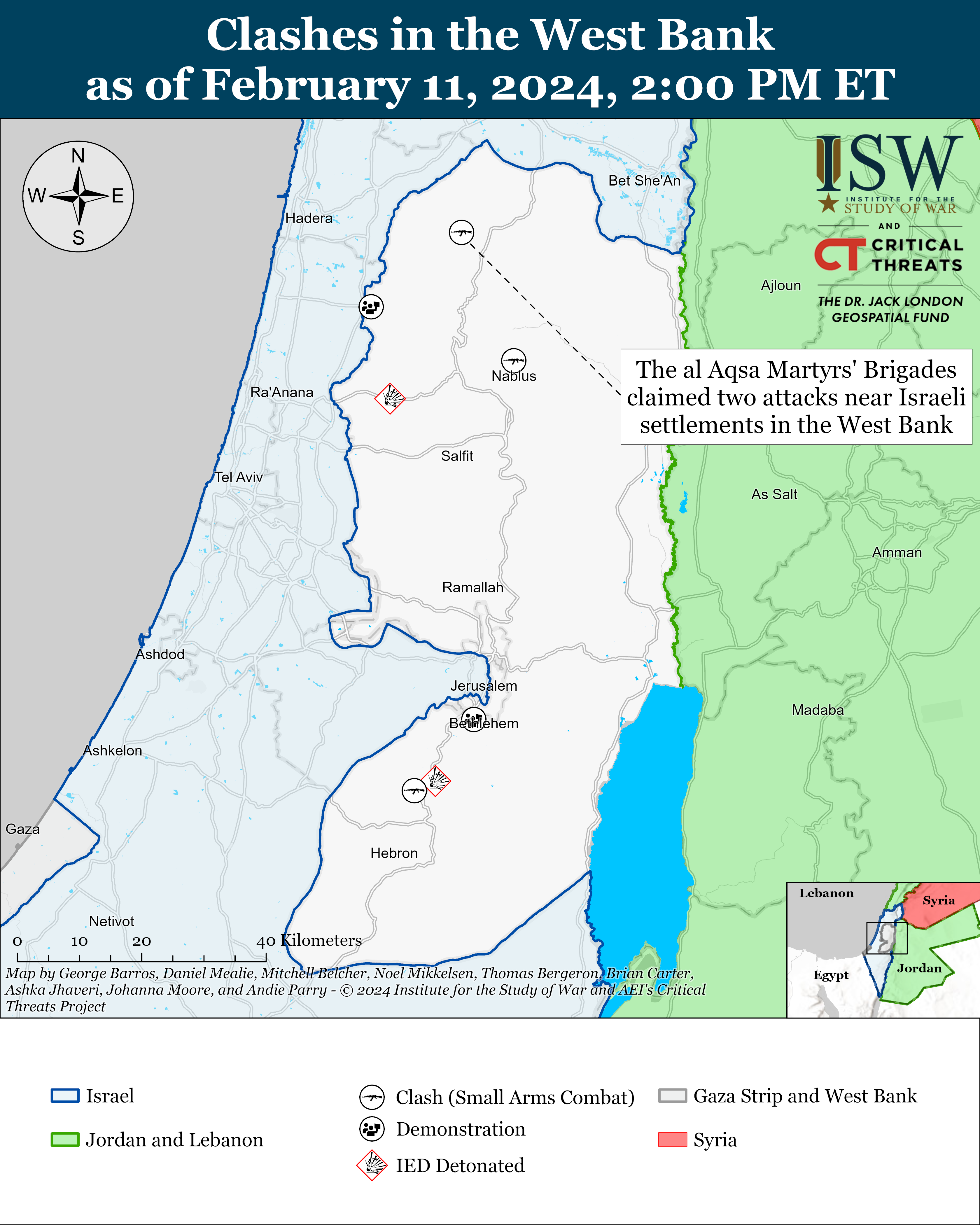 Iran Update February 11 2024 Institute For The Study Of War   West Bank Battle Map February 11%2C2024 